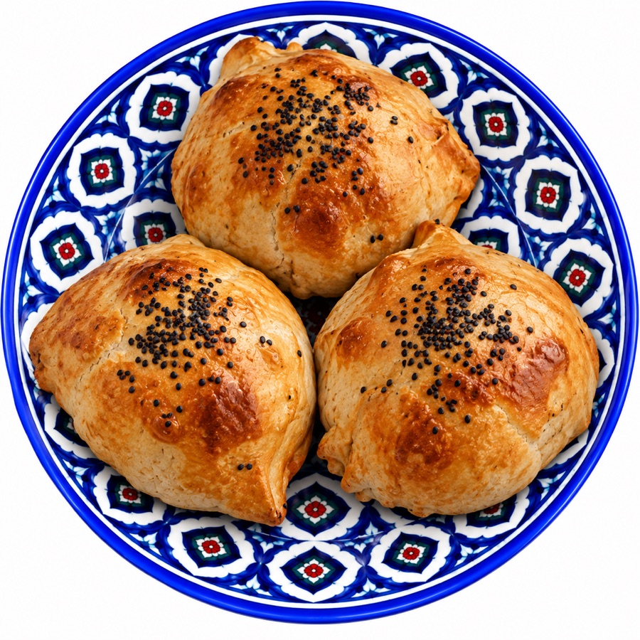 Tandoor samsa with lamb