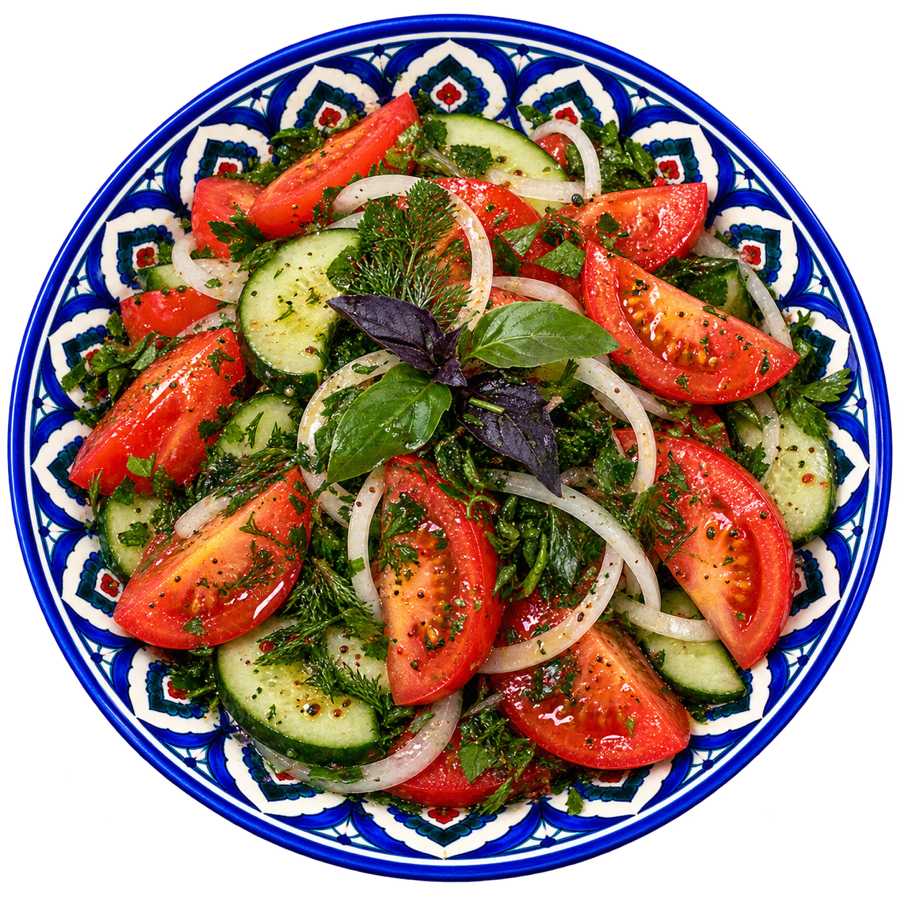 Fresh vegetable plate